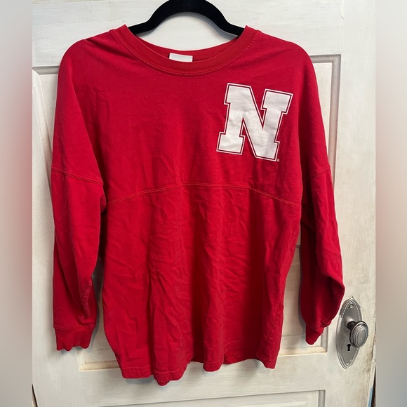 Red Husker long sleeve tshirt - Picture 1 of 4